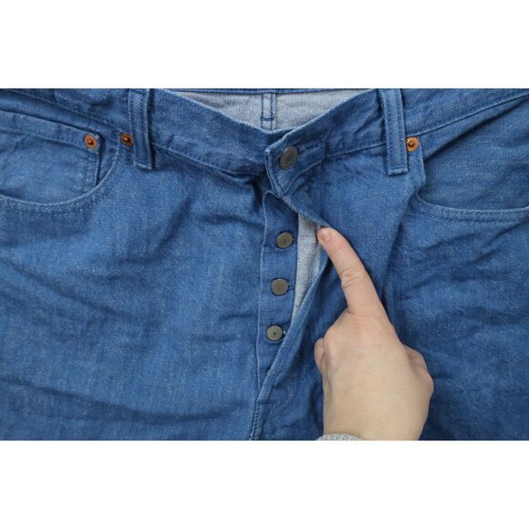 Vtg Y2K Levis 501xx White Oak Cone Denim Mens 36x29 Button Fly Original Jeans - Picture 6 of 13